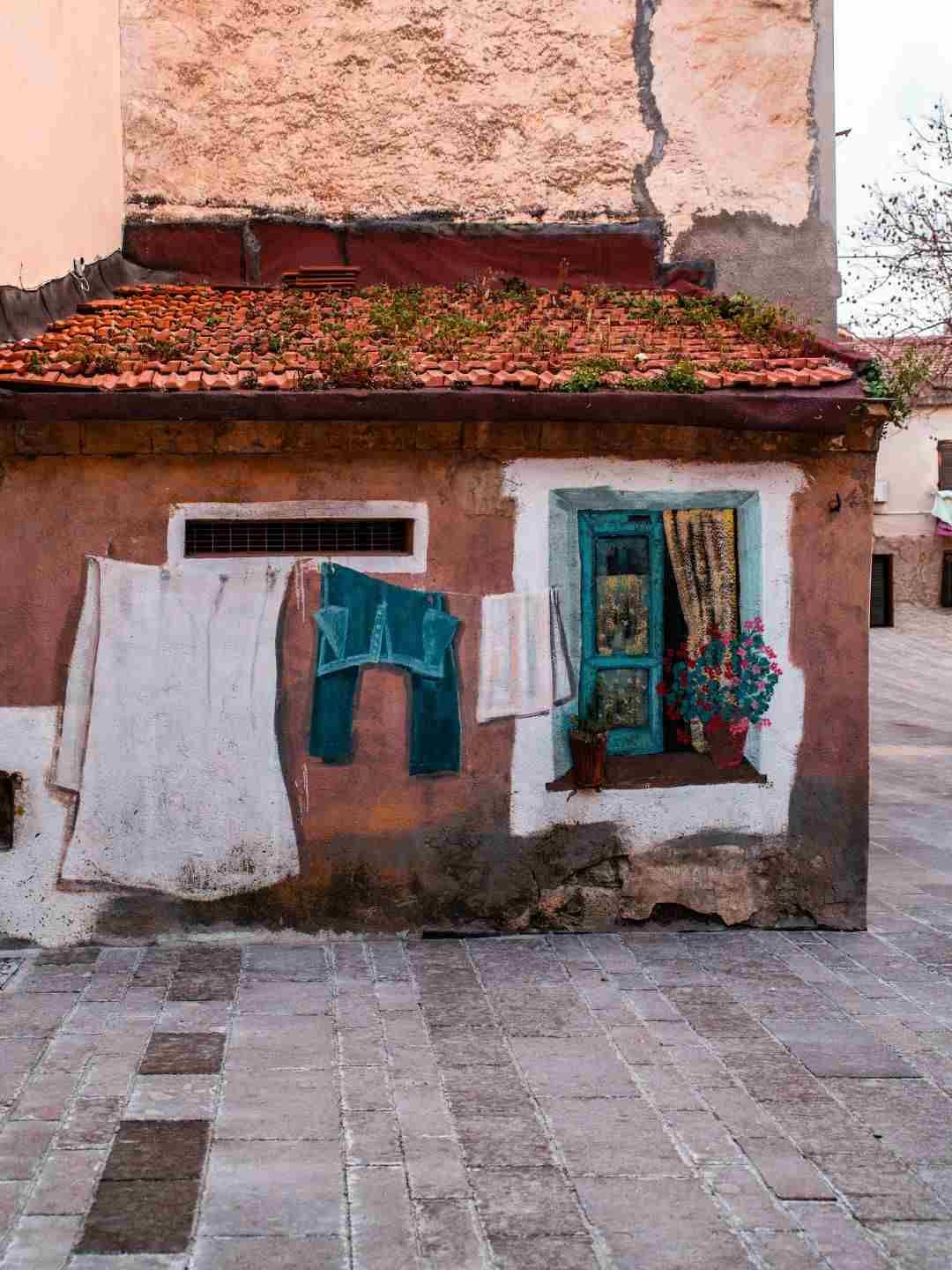 Murales nel centro storico di Sassari